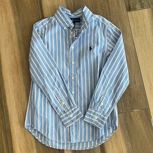 Ralph Lauren Kids Button Down Collared Long Sleeve Shirt - Size S or 8